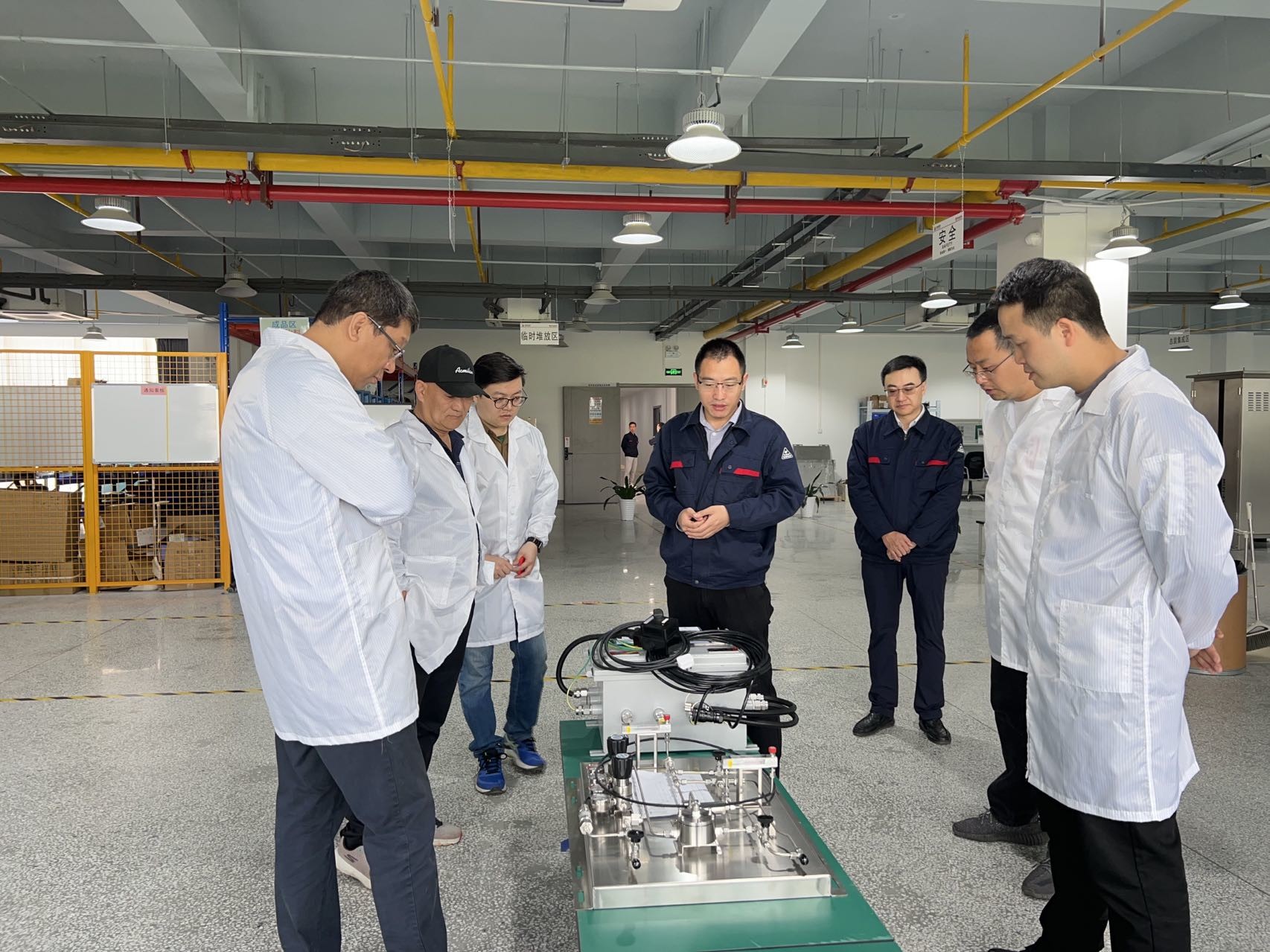 中石油天然氣流量計量技術研究項目組到米字科技開展階段驗收